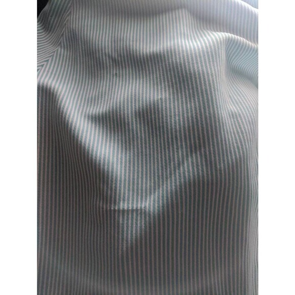 60s Mod Dress Sleeveless Blue Striped Vintage Casual Summer S M - Picture 8 of 9